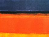 Hommage à Rothko Blau-Rot-Orange