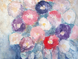Rosa-blauer Strauß