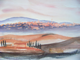 Sienna und Crete am Morgen